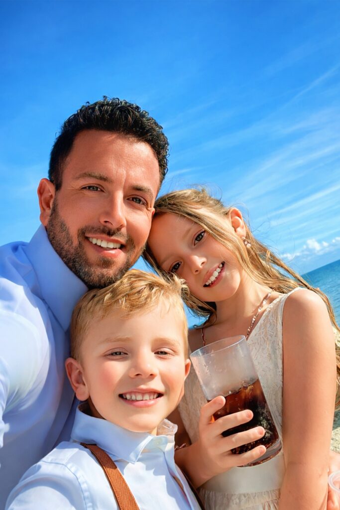 Owner with his kids. Local Plumber in WA