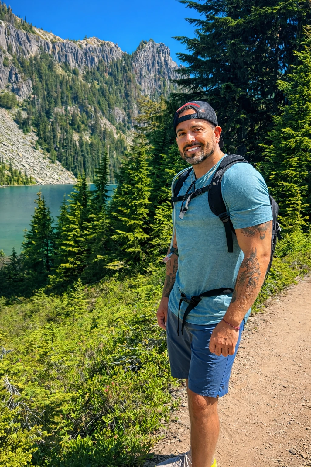Jeremy Bernier Owner on a hike