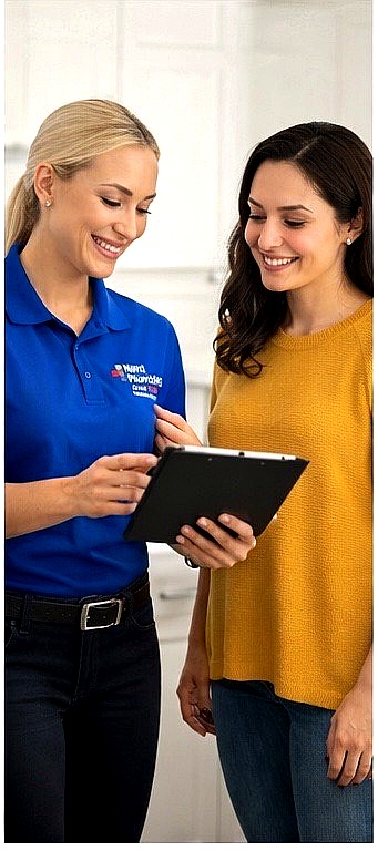 Nerd Plumbing estimate being explained to Western Washington customer